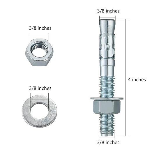 3/8x4" 30Pcs Inch Standard Fasteners - Image 2