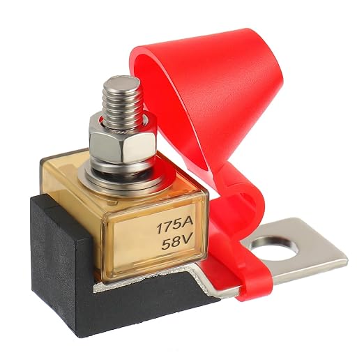 MRBF Terminal Fuse Block 175 AMP Marine Rated Battery Fuses 58V DC Max IP66 by SIGANDG