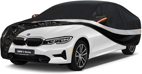 10 Layers Car Cover Custom Fit for BMW 3 Series 320i 328i 330i 335i M340i by Holthly