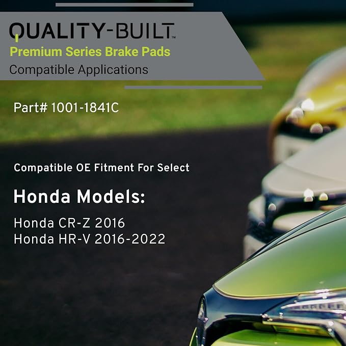 Premium Ceramic Rear Brake Pads Compatible - Image 3