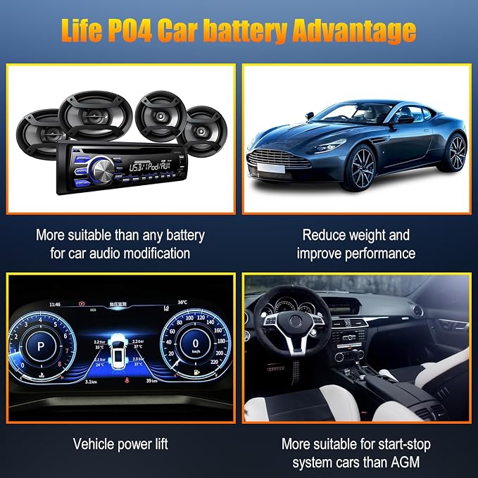 TPE BCI Group31 Car Start Stop System LiFePO4 Lithium-ion Battery 12.8V 100AH - Image 5