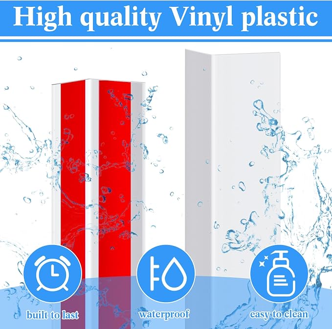 Sasylvia 10 Pcs Wall Corner Protector Guards, 3/4 x 48 Inches Self Adhesive - Image 3